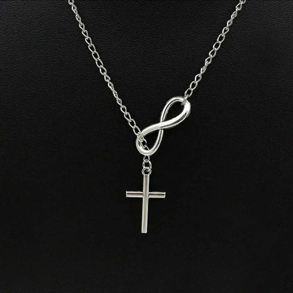 ✝️SO014✝️ FOREVER FAITHFUL INFINITY CROSS - Picture 3 of 9